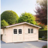 Abri de jardin en bois massif 22,87m² – Habrita