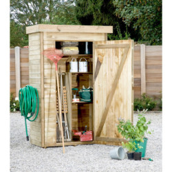 Armoire de jardin en bois massif traité autoclave 0,72m² THEO - Cerland