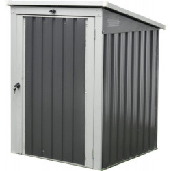 Cache-poubelle simple en acier pour conteneurs 240L – Westmann