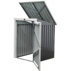 Cache-poubelle simple en acier pour conteneurs 240L – Westmann