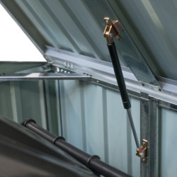 Cache-poubelle simple en acier pour conteneurs 240L – Westmann