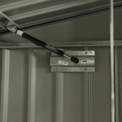 Cache-poubelle double 172x100x131cm en acier pour conteneurs 240L – Westmann