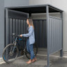 Abri à vélos en acier anthracite 3,6m² Westmann