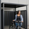 Abri à vélos en acier anthracite 3,6m² Westmann