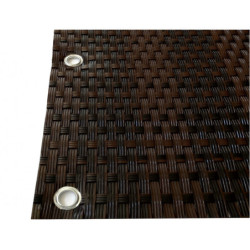 Brise-vue en résine tressée pour balcon et clôture - 11 coloris au choix - RATTAN ART