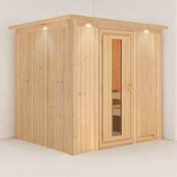 Sauna traditionnel modulable SODIN 3 à 4 places 68mm KARIBU