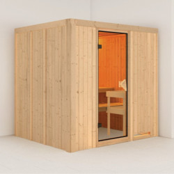 Sauna traditionnel modulable SODIN 3 à 4 places 68mm KARIBU