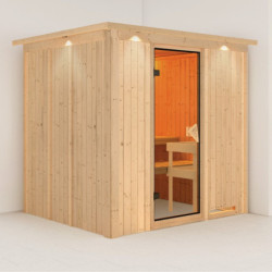 Sauna traditionnel modulable SODIN 3 à 4 places 68mm KARIBU