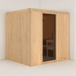 Sauna traditionnel modulable SODIN 3 à 4 places 68mm KARIBU