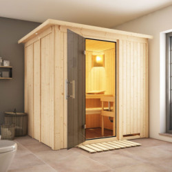 Sauna traditionnel modulable SODIN 3 à 4 places 68mm KARIBU