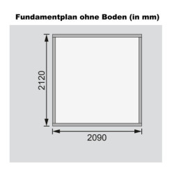 Abri de jardin en bois massif 4,62m² Askola 2 – Karibu