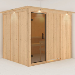 Sauna traditionnel modulable GOBIN 3 à 4 places 68mm KARIBU