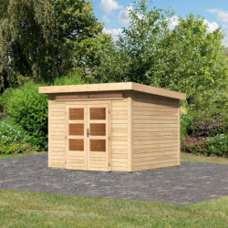 Abri de jardin en bois massif 7,50m² Kandern 6 – Karibu 