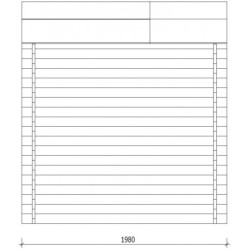 Abri en bois massif 6m² PRIMO 28mm traité teinté marron Gardy Shelter