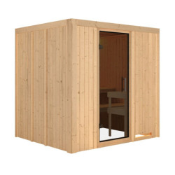 Sauna traditionnel Daria Plug &Play - 4 à 6 places 68mm KARIBU