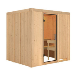 Sauna traditionnel Daria Plug &Play - 4 à 6 places 68mm KARIBU