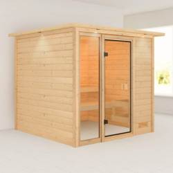 Sauna traditionnel Jutta - 3 à 4 places 38mm KARIBU