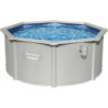 Piscine hors sol ronde Hydrium™ Ø300x120cm en acier laqué blanc - Bestway