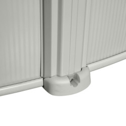 Piscine hors sol ronde Hydrium™ Ø300x120cm en acier laqué blanc - Bestway