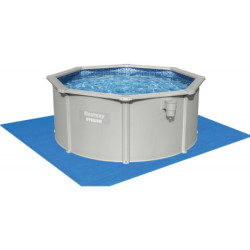Piscine hors sol ronde Hydrium™ Ø360x120cm en acier gris - Bestway