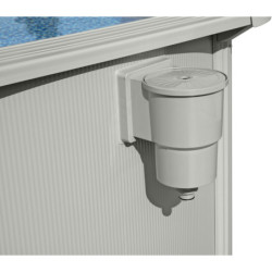 Piscine hors sol ronde Hydrium™ Ø360x120cm en acier gris - Bestway