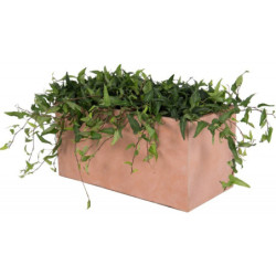 Jardinière en fibre de terre 60x30xH.30cm terracotta