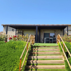 Pergola bioclimatique autoportante en aluminium anthracite 4x3m - X-METAL