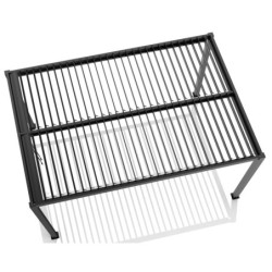 Pergola bioclimatique autoportante en aluminium anthracite 4x3m - X-METAL