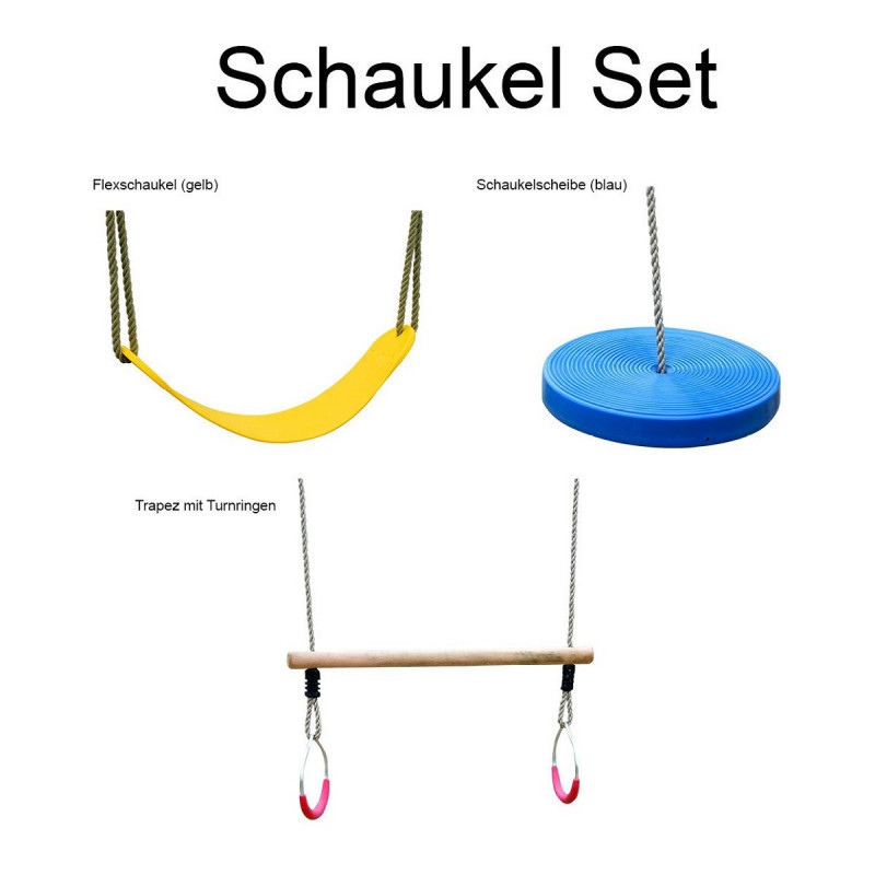 Accessoires en plastique – set balançoire – Karibu