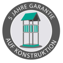 Cabane sur pilotis en épicéa naturel Frieda avec toboggan vert - Karibu