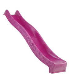 Toboggan à vagues en plastique - violet - pour plateforme H.125cm – Karibu