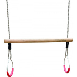 Trapèze avec anneaux de gymnastique – Karibu