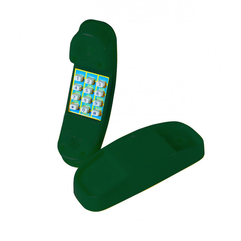 Téléphone en plastique vert – Karibu