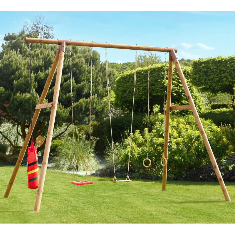 Portique en bois GALDAR BOXE 410x281x330cm – SOULET