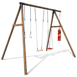 Portique en bois GALDAR BOXE 410x281x330cm – SOULET