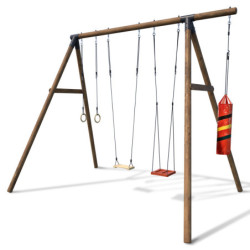 Portique en bois GALDAR BOXE 410x281x330cm – SOULET