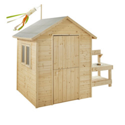 Cabane de jeux en bois JASMINE 221x127x162cm – SOULET