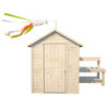 Cabane de jeux en bois JASMINE 221x127x162cm – SOULET