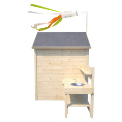 Cabane de jeux en bois JASMINE 221x127x162cm – SOULET