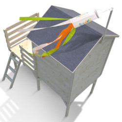 Cabane de jeux en bois sur pilotis JOSÉPHINE – SOULET