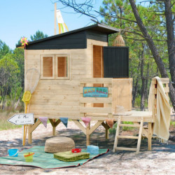Cabane de jeux sur pilotis en bois OAKLAND – SOULET