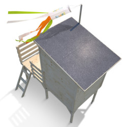 Cabane de jeux sur pilotis en bois PORTLAND 319x242x246cm – SOULET