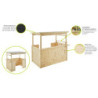 Cabane de jeux en bois PLAYA 131x83x118cm – SOULET
