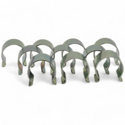 Lot de 10 clips de diam 18mm pour serres avec aérations latérales Serres Tonneau
