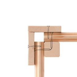 Abri de jardin en bois massif gris terre 9,24m² Theres 7 avec un auvent – Karibu