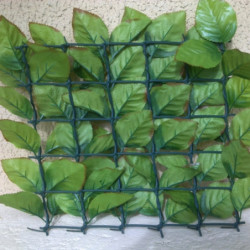 Haie artificielle feuilles de rosier 1x3m - Jet7garden