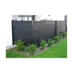 Filet brise-vue PEHD 1,2x10m - coloris gris anthracite - Jet7garden
