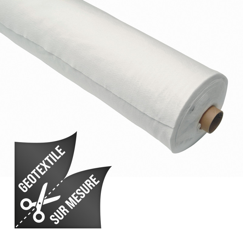 Feutre géotextile 250g/m² largeur 2m pour bassin de jardin - Longueur à la découpe - Ubbink