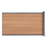 Kit d'extension pour clôture en bois composite premium 180xH.95cm Compolife - coloris bois vieilli