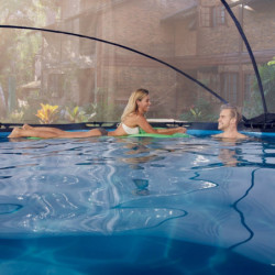 Dôme de piscine hors sol ronde diam 300cm – Exit Toys